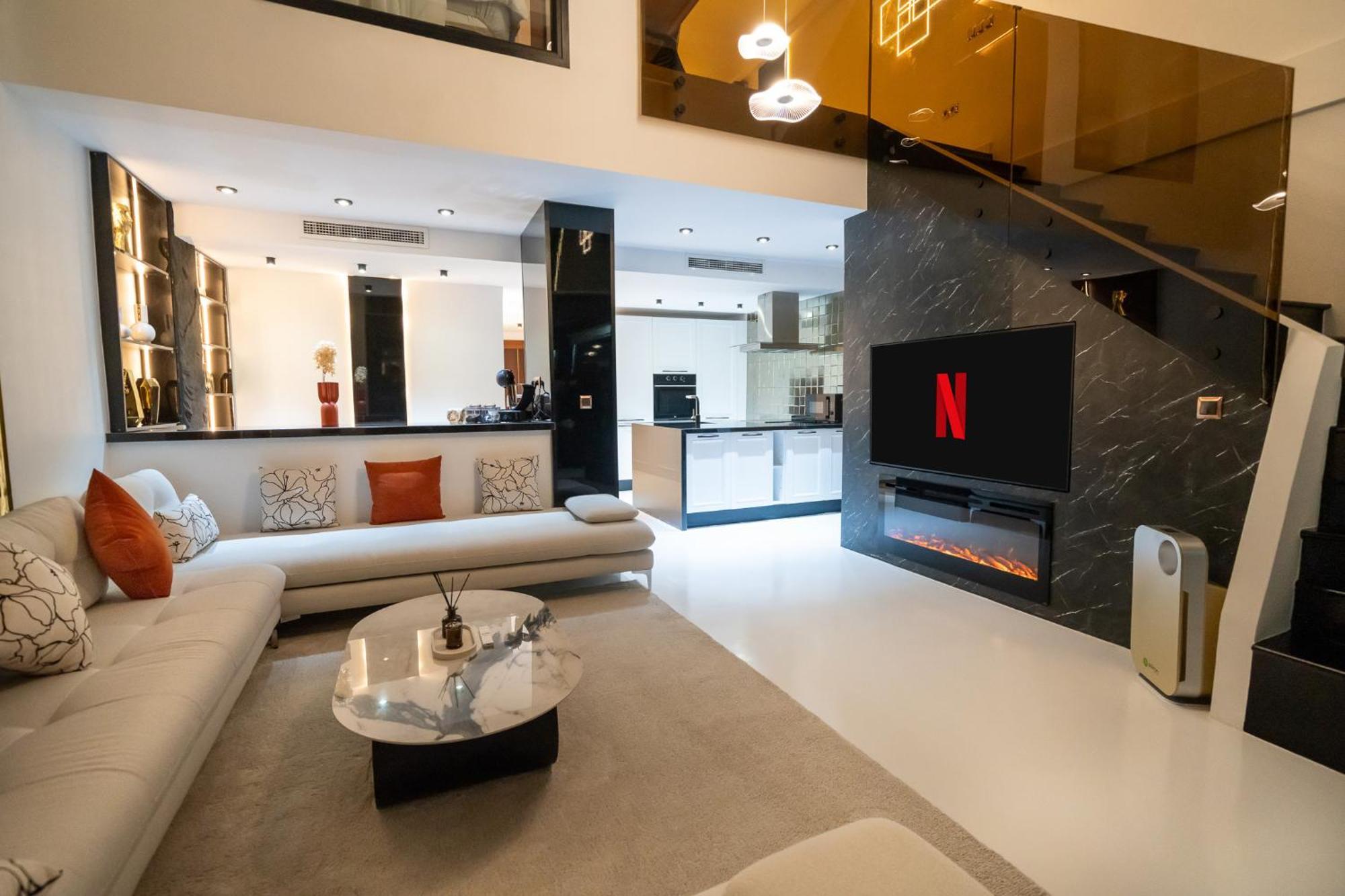 丹吉尔Ecrin Secret, Duplex Prestige, Proche Corniche & Medina, Piscine, Parking, Wifi, Iptv, Ac公寓 外观 照片